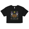 Ugly Halloween Sweater Women's Crop Tee