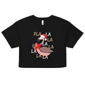 Fla La La Lamingo Women's Crop Tee