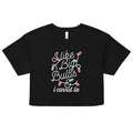 I Like Big Bulbs & I Cannot Lie Women's Crop Tee