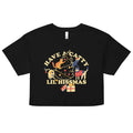 Have A Catty Lil Hissmas Women's Crop Tee
