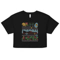 Bat Christmas Sweater Women's Crop Tee
