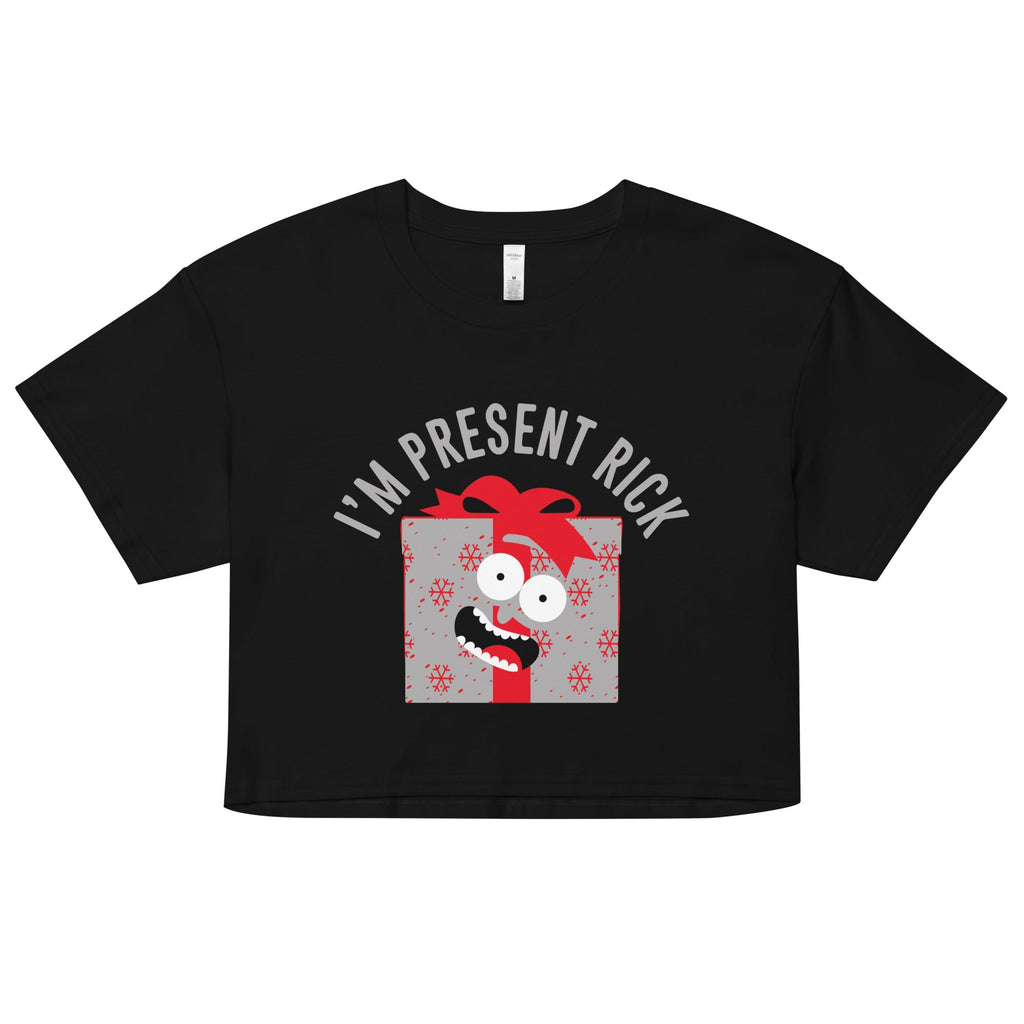 I'm Present Rick Women's Crop Tee