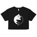 Yin Yang Cats Women's Crop Tee