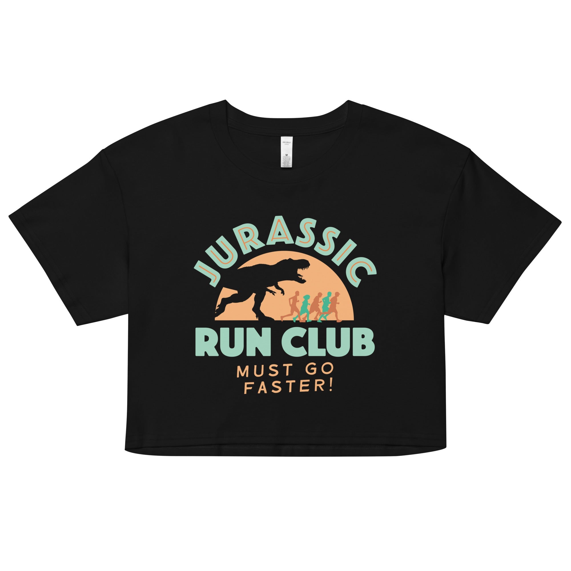 Jurassic Run Club Women's Crop Tee