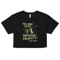 It's Time To Try Defining Gravity Women's Crop Tee
