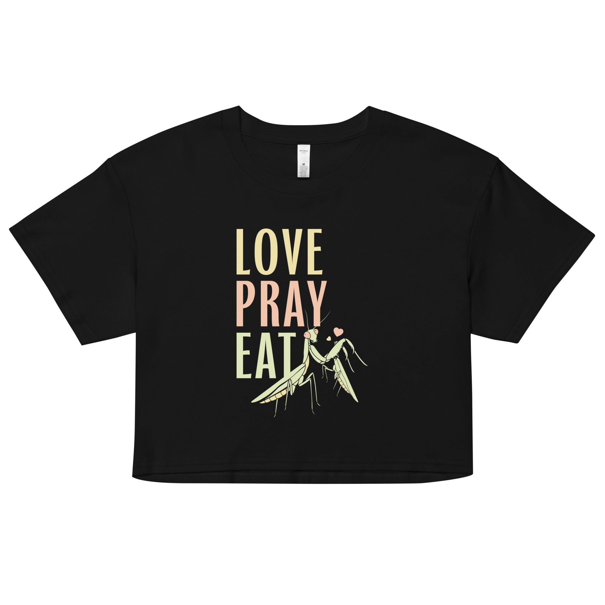 Love Pray Eat Women's Crop Tee