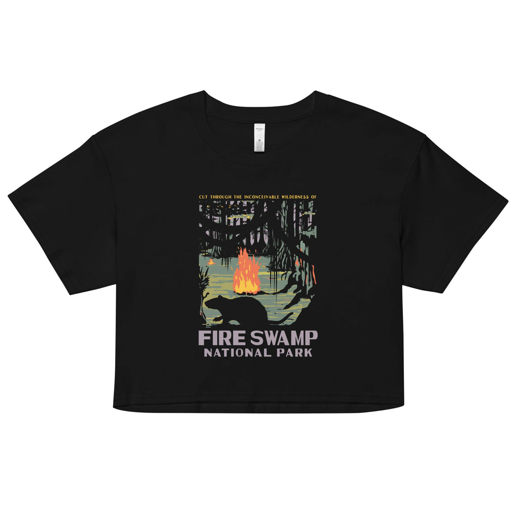 Fire Swamp National Park Women's Crop Tee