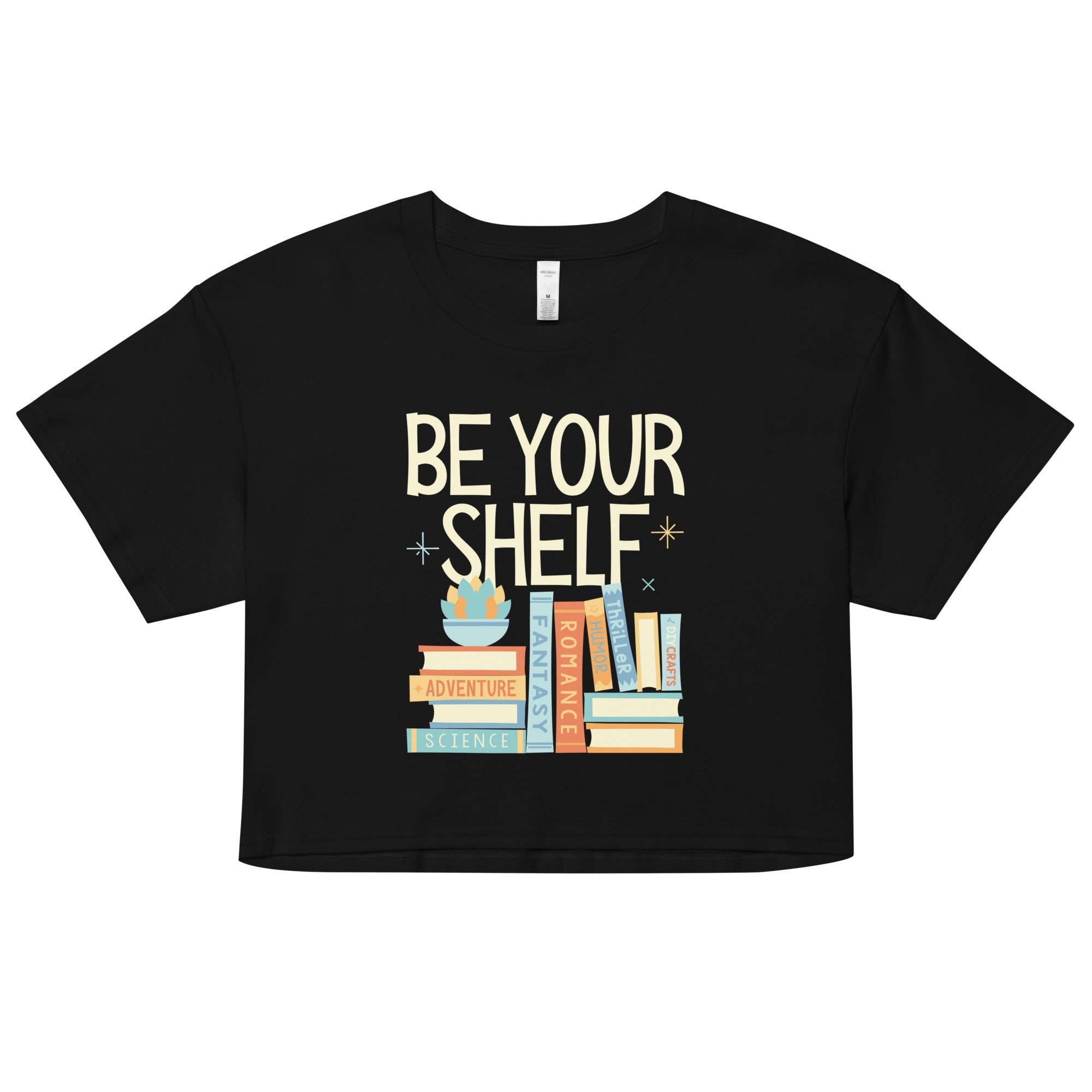 Be Your Shelf Women's Crop Tee