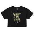 Whiskey Is The Spirit Women's Crop Tee