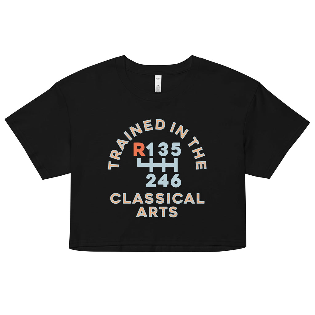 Trained In The Classical Arts Women's Crop Tee