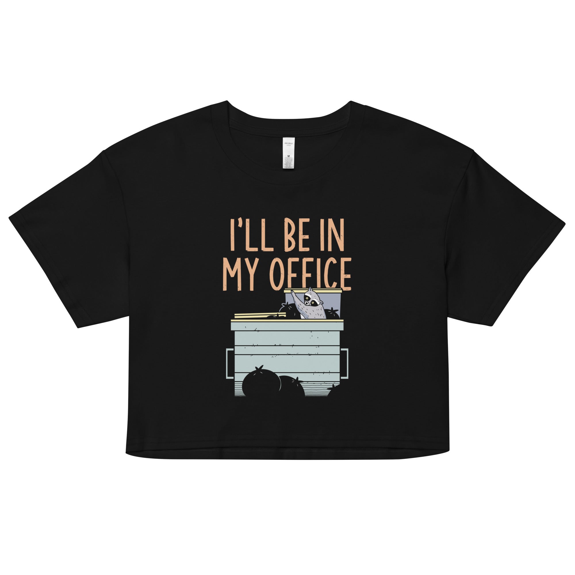 I'll Be In My Office Women's Crop Tee