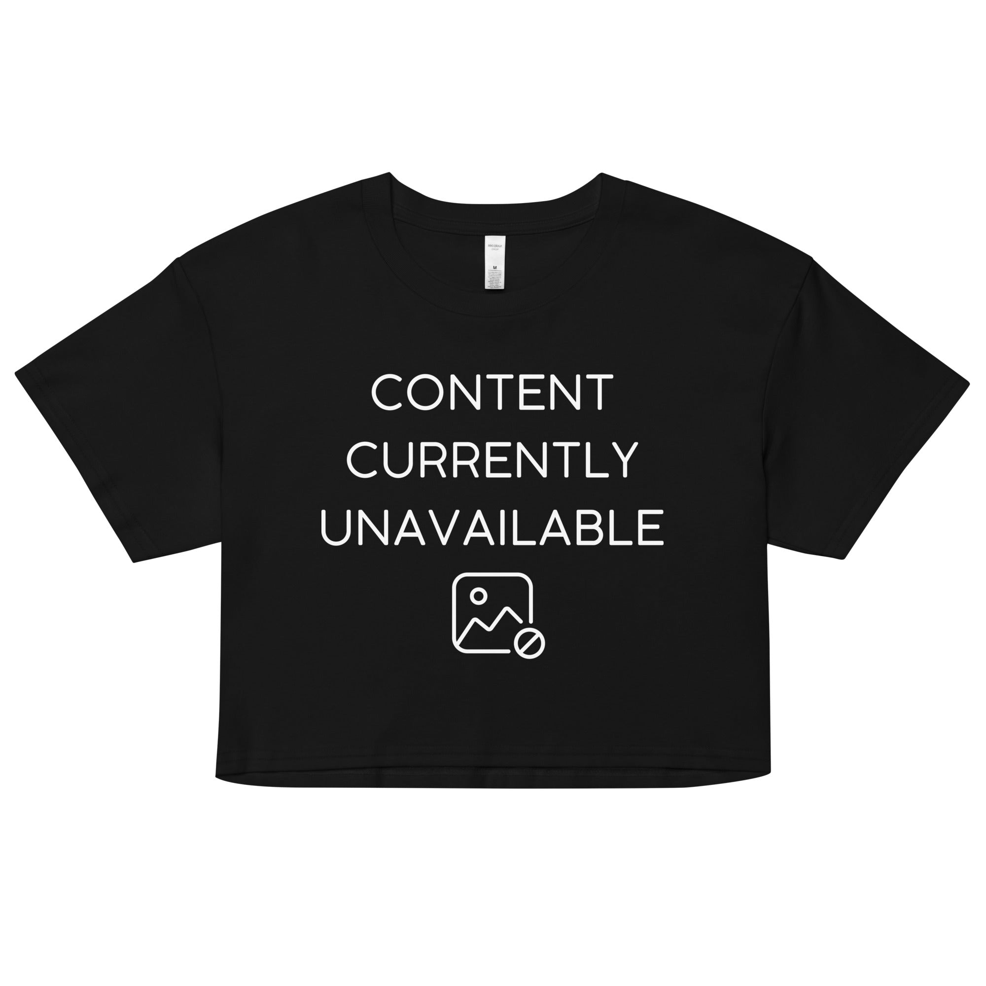 Content Currently Unavailable Women's Crop Tee