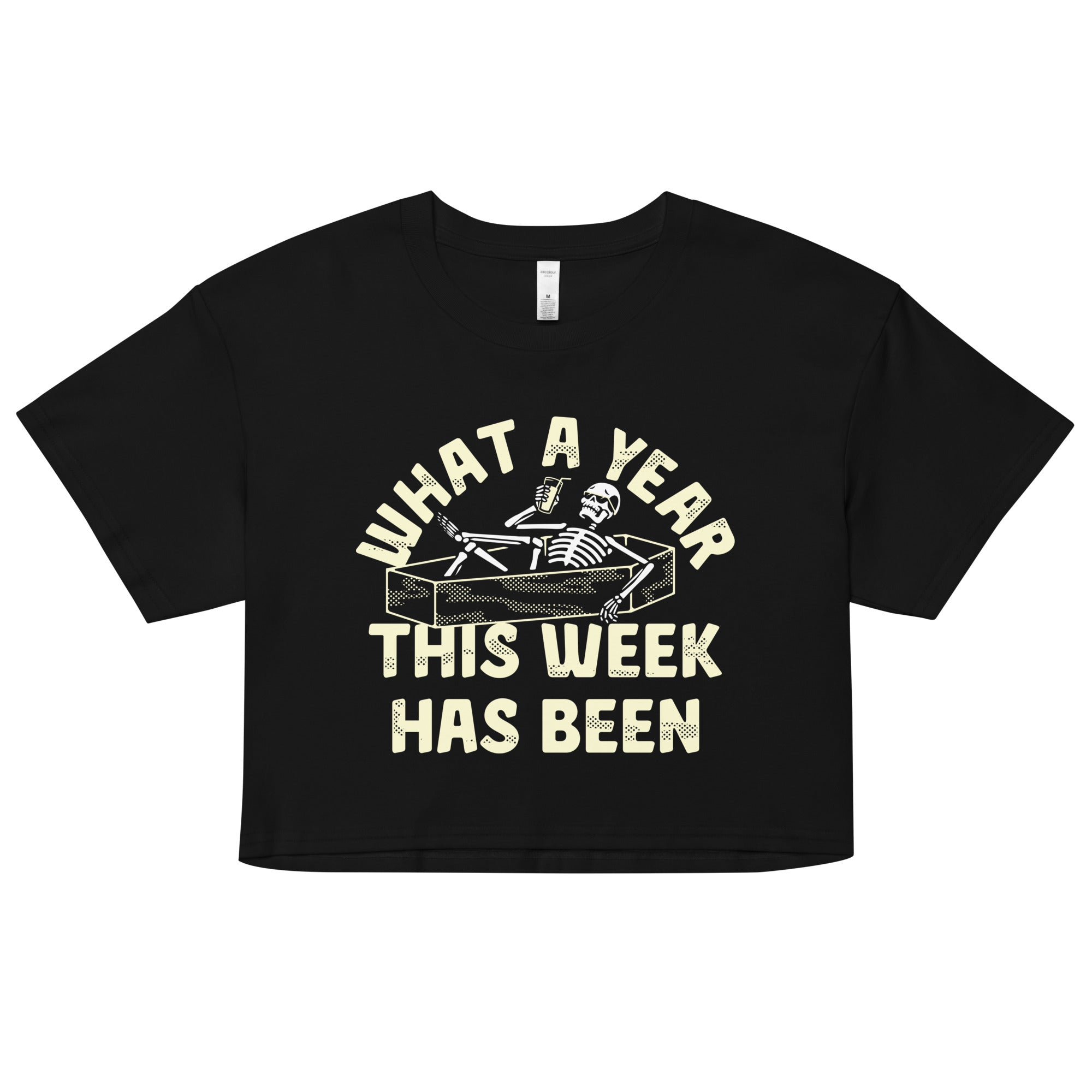 What A Year This Week Has Been Women's Crop Tee