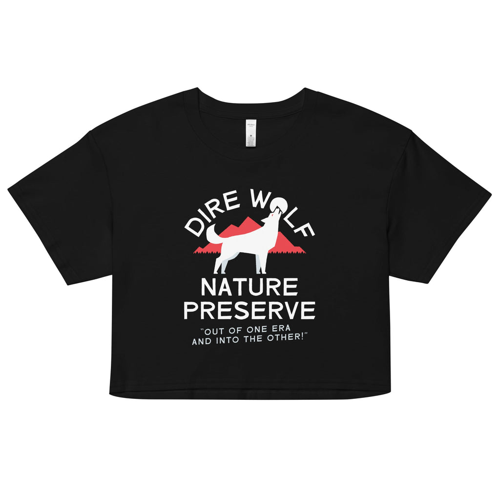 Dire Wolf Nature Preserve Women's Crop Tee