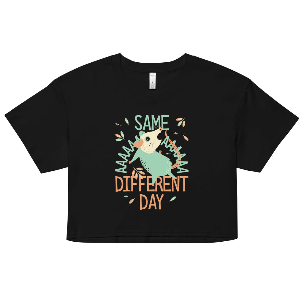 Same Aaaa Different Day Women's Crop Tee