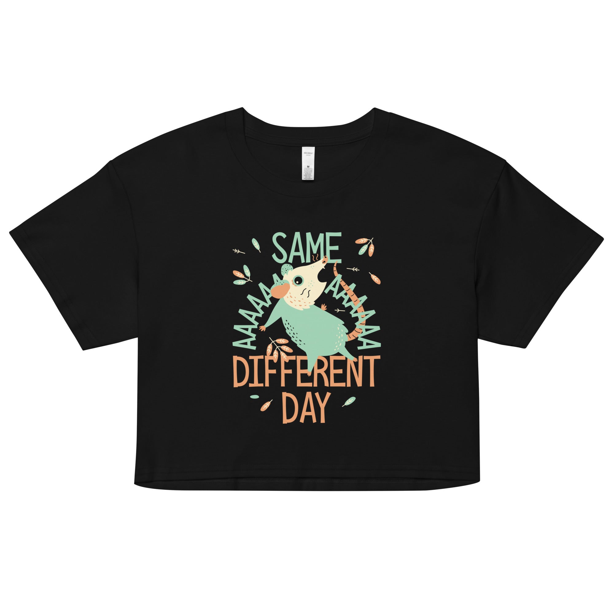 Same Aaaa Different Day Women's Crop Tee