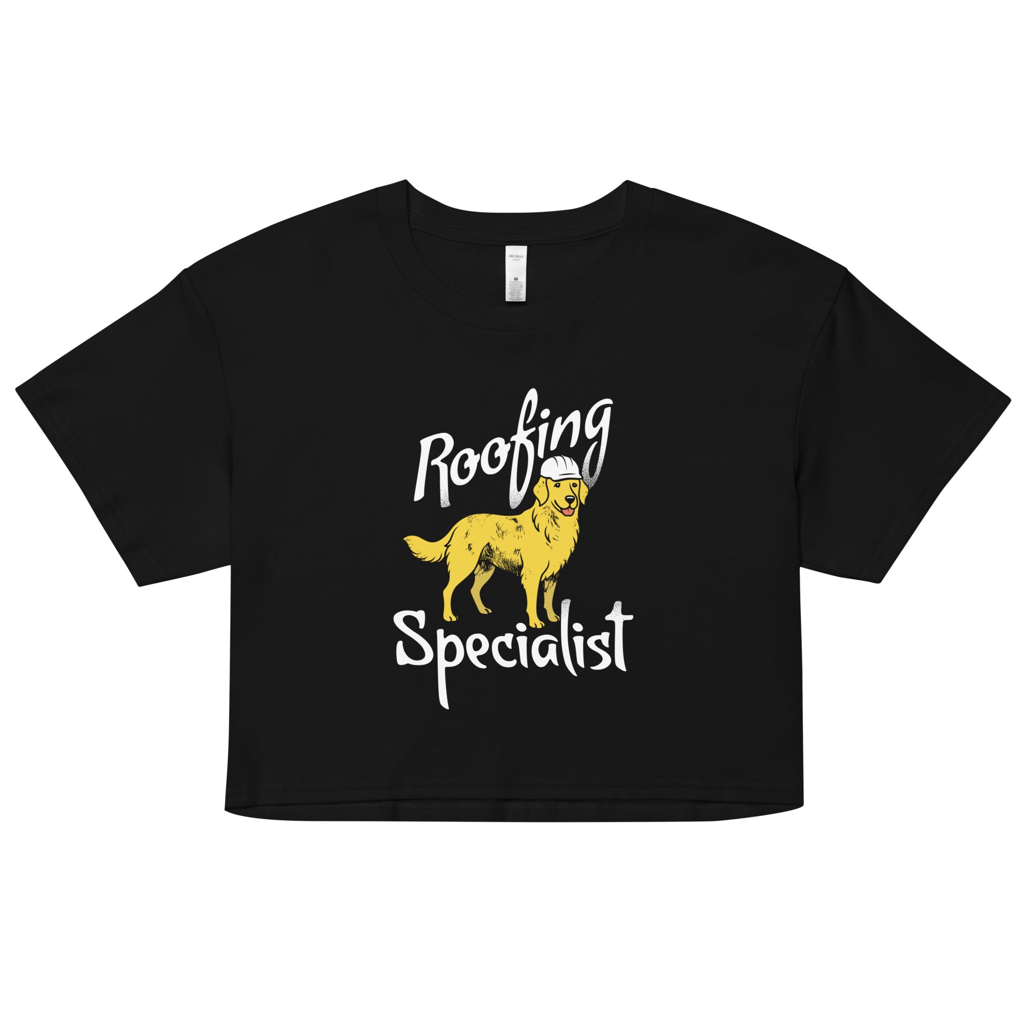 Roofing Specialist Women's Crop Tee