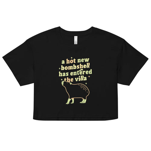 A Hot New Bombshell Has Entered The Villa Women's Crop Tee