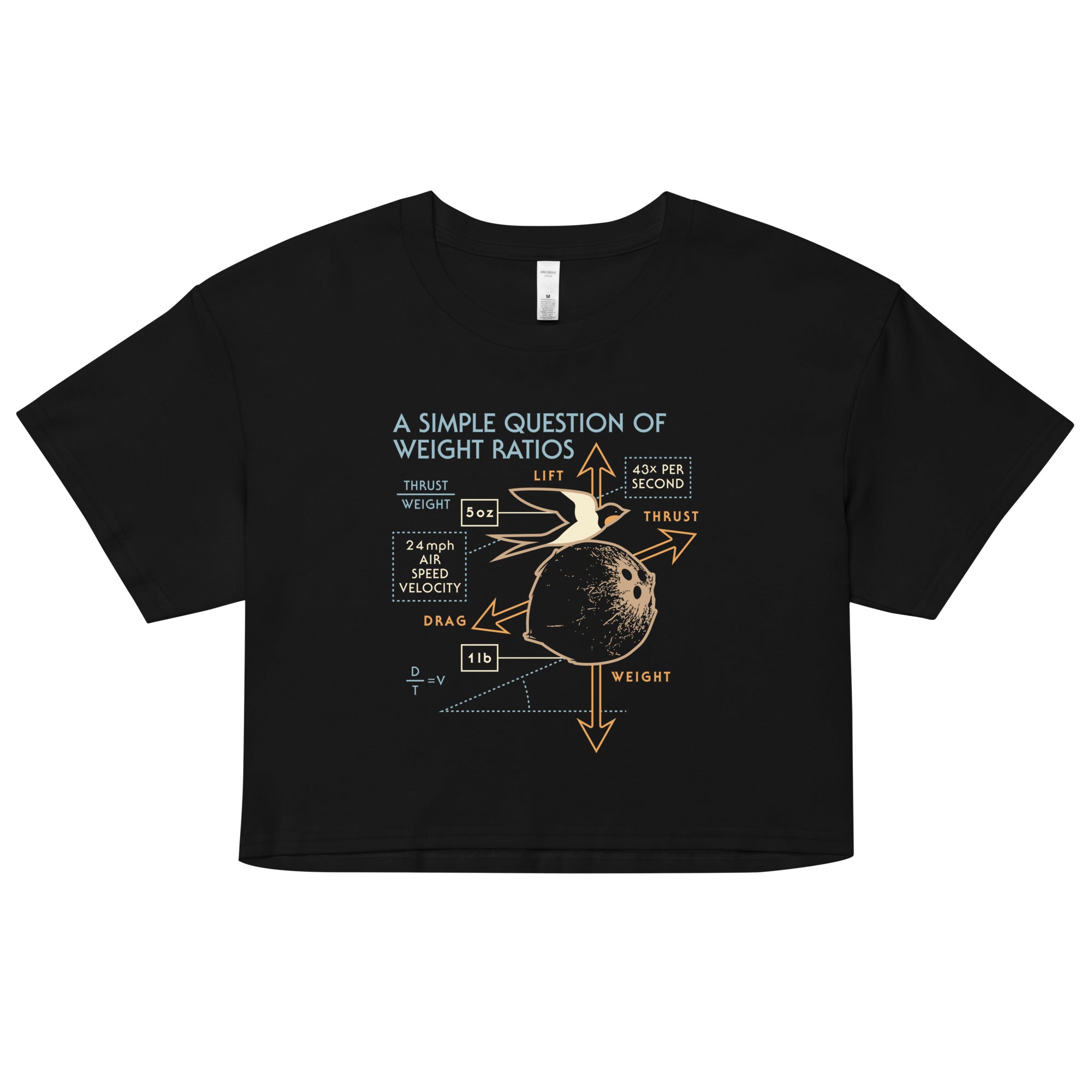 A Simple Question Of Weight Ratios Women's Crop Tee