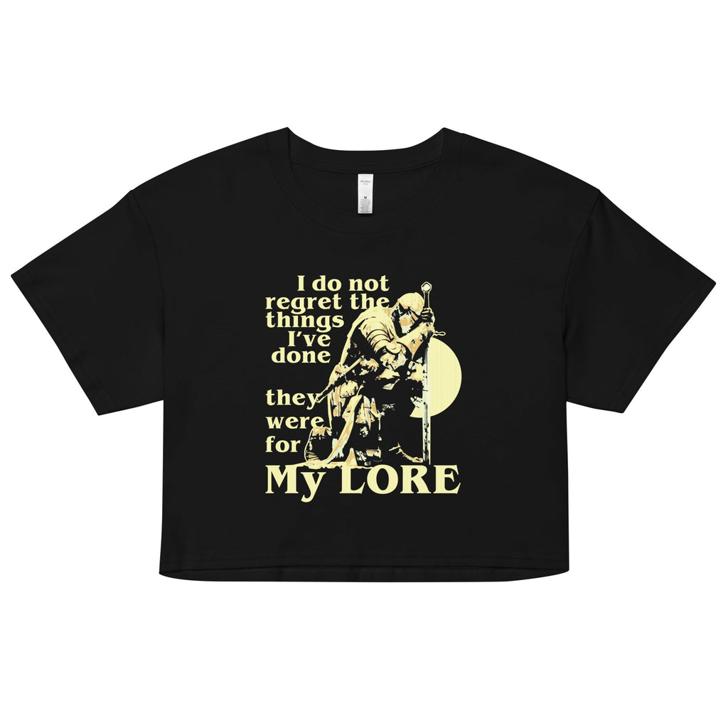 They Were For My Lore Women's Crop Tee