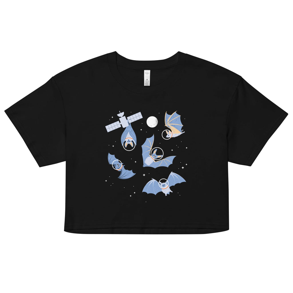 Bats In Space Women's Crop Tee