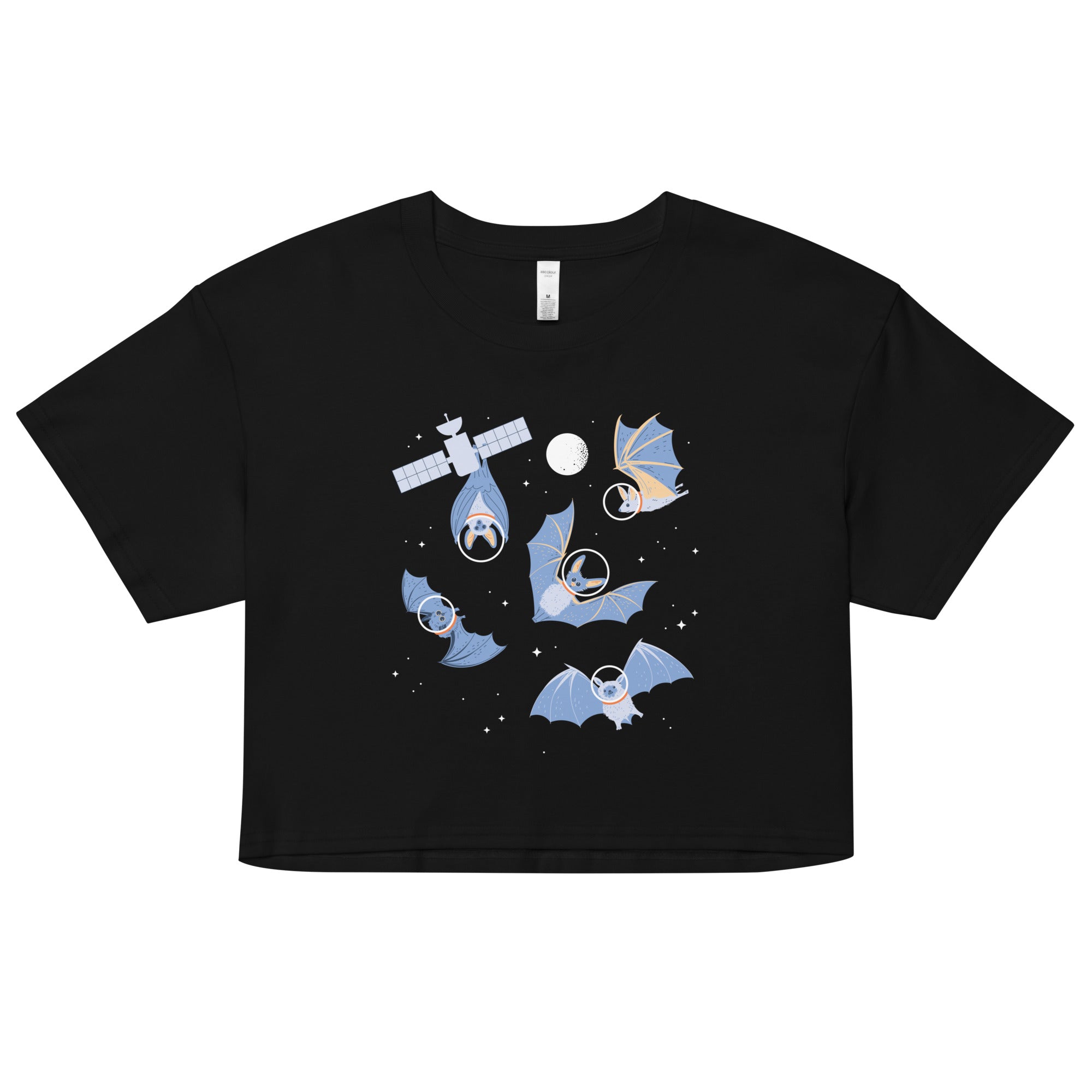 Bats In Space Women's Crop Tee