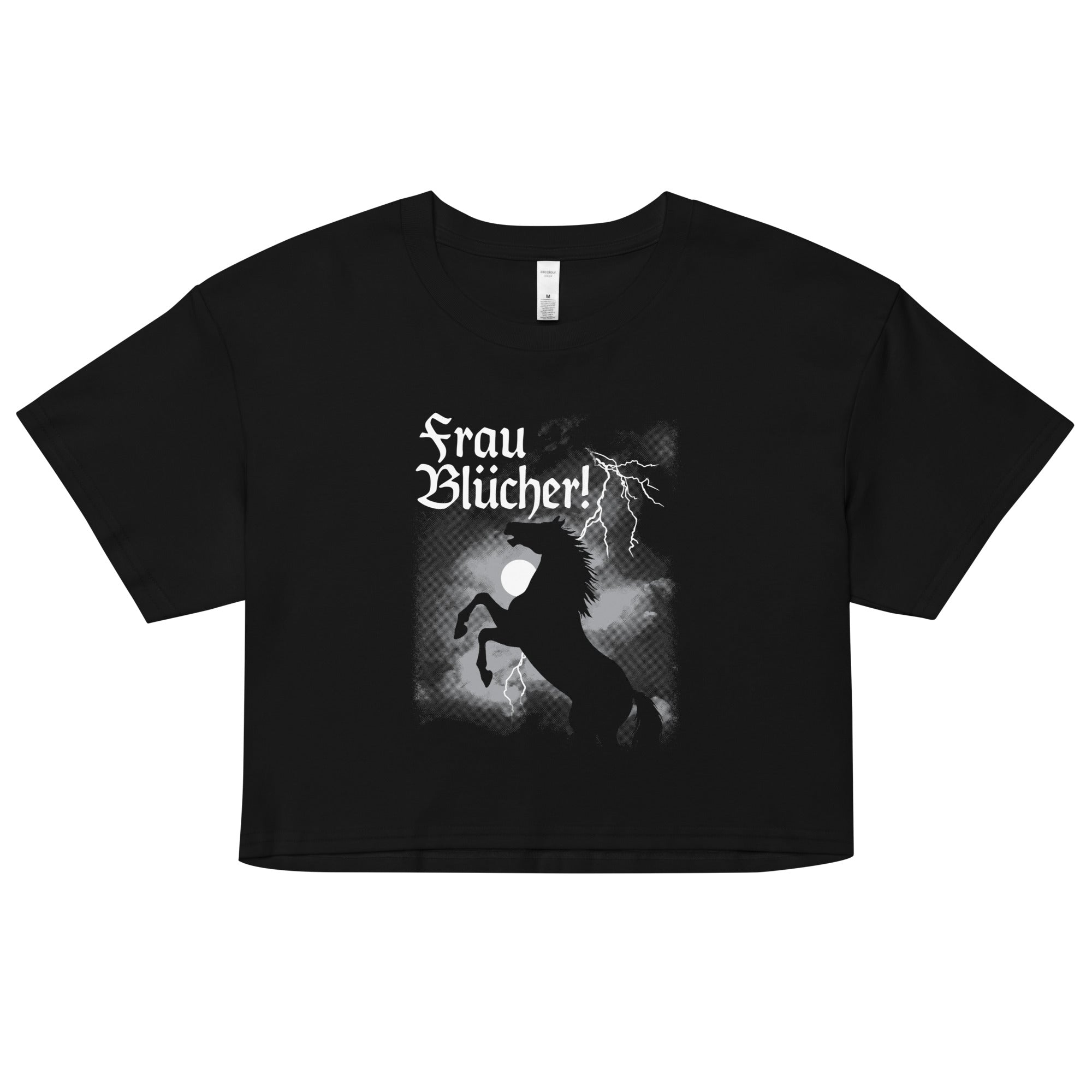 Frau Blucher! Women's Crop Tee