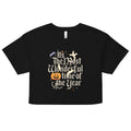 It's The Most Wonderful Time Of The Year Halloween Women's Crop Tee