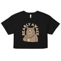 Bearly Awake Women's Crop Tee