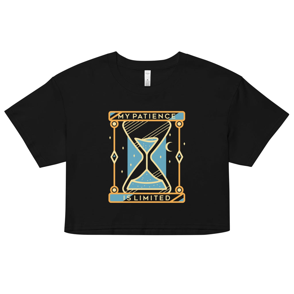 My Patience Is Limited Women's Crop Tee