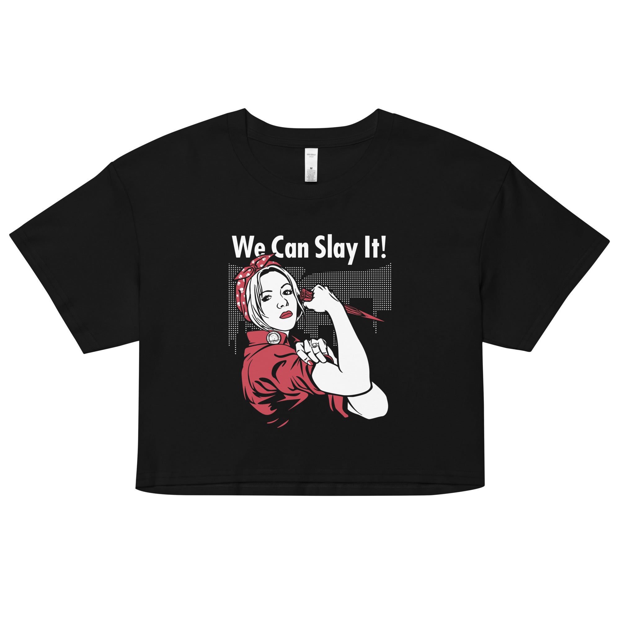 We Can Slay It! Women's Crop Tee