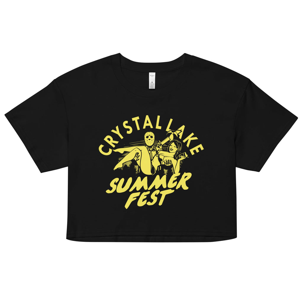 Crystal Lake Summer Fest Women's Crop Tee