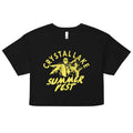 Crystal Lake Summer Fest Women's Crop Tee