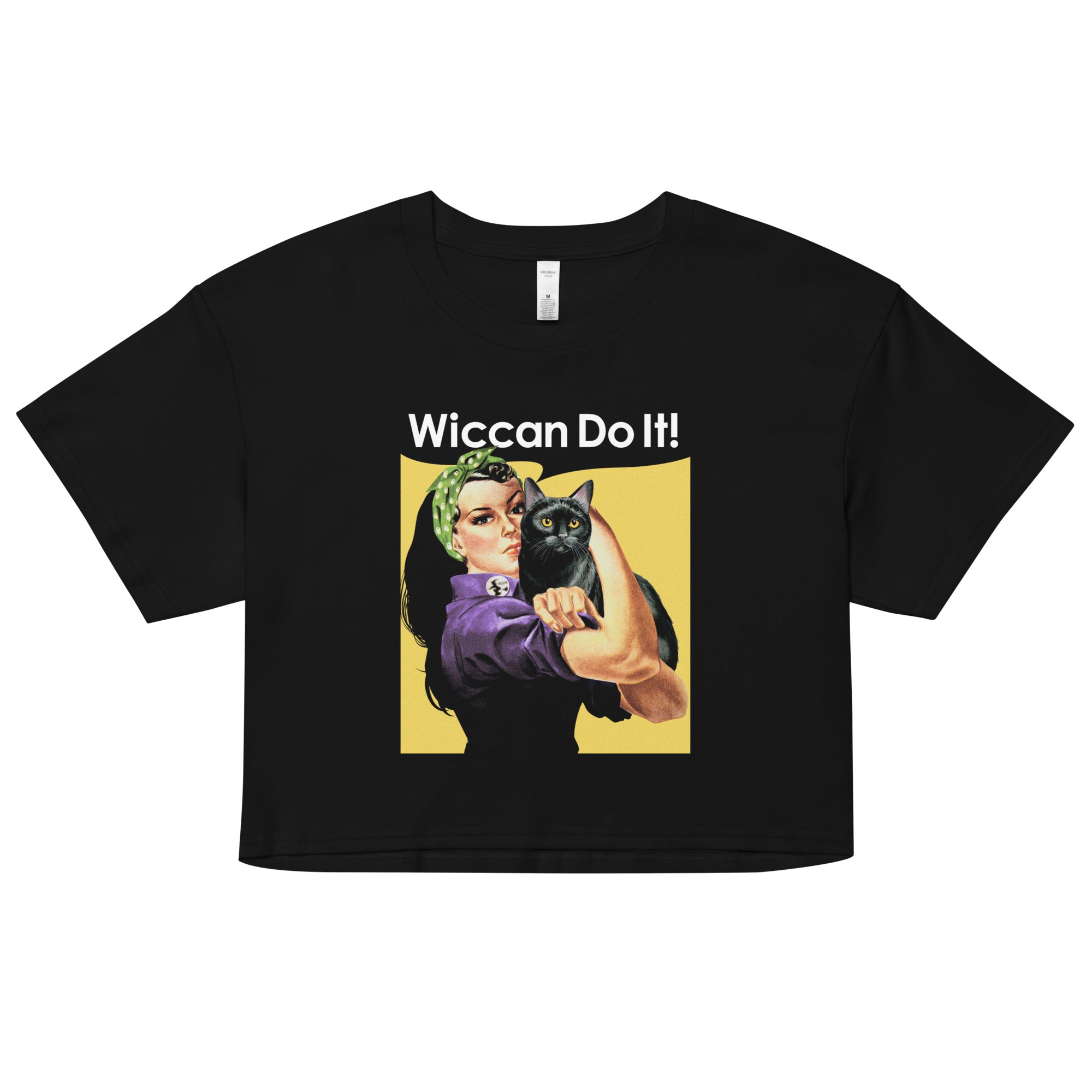 Wiccan Do It Women's Crop Tee