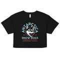 Antarctica Snow Dogs Women's Crop Tee