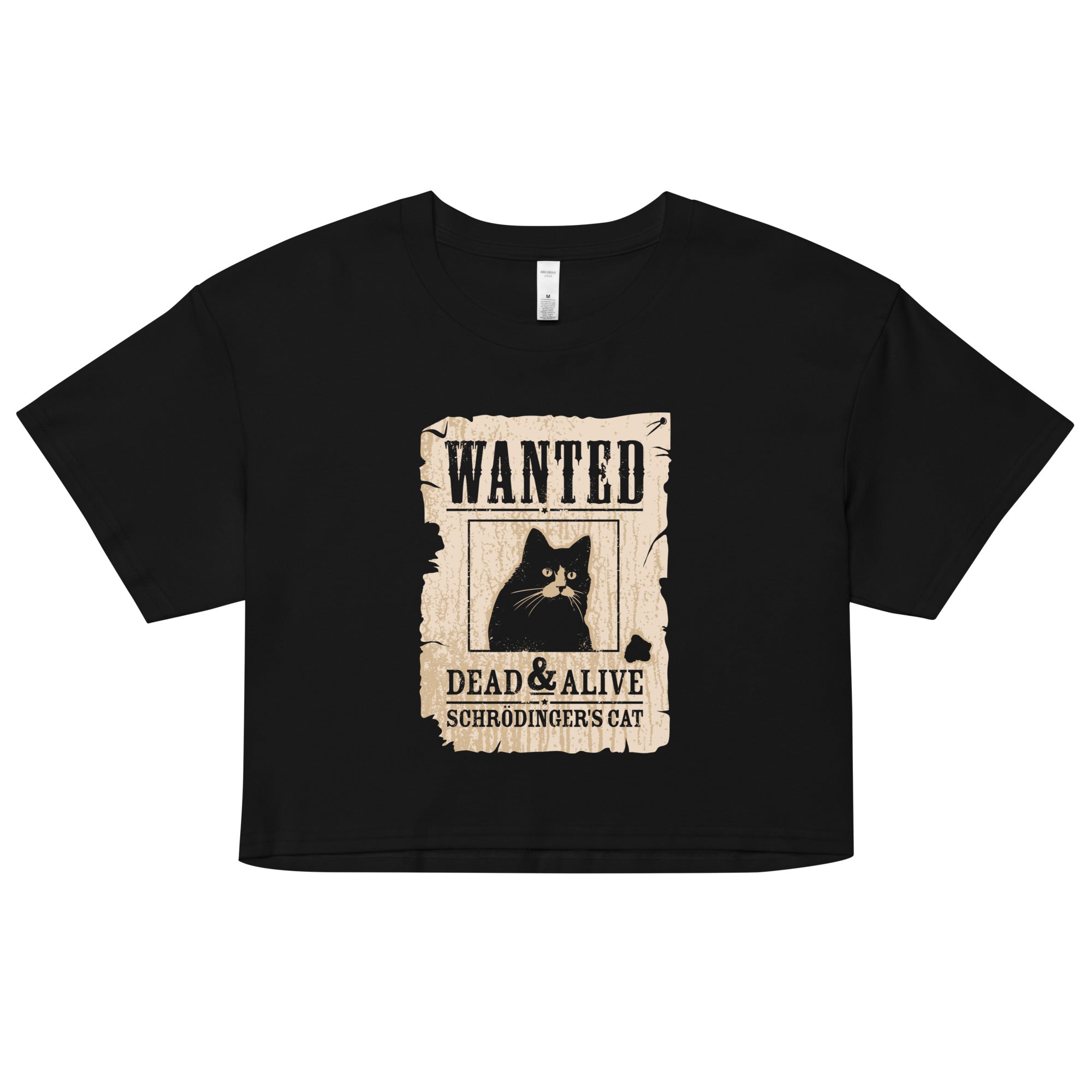 Wanted Dead And Alive Women's Crop Tee