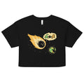 Meteor And Friends Women's Crop Tee