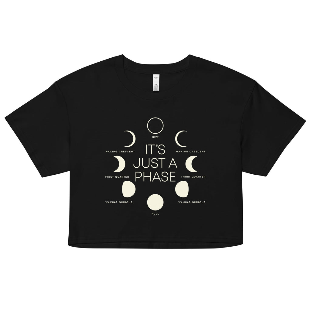 It's Just A Phase Women's Crop Tee