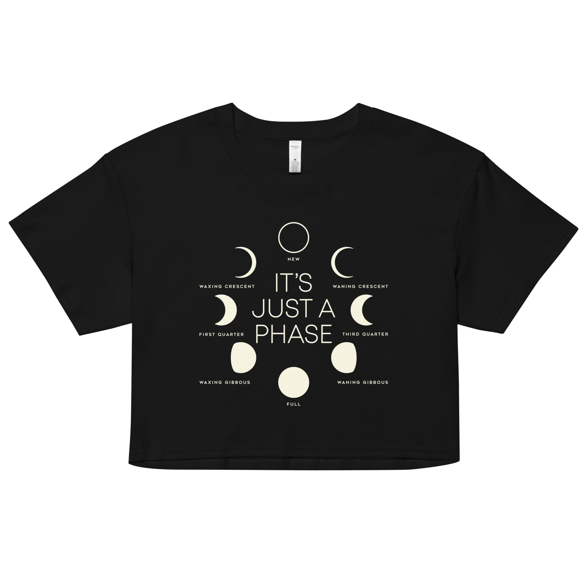It's Just A Phase Women's Crop Tee