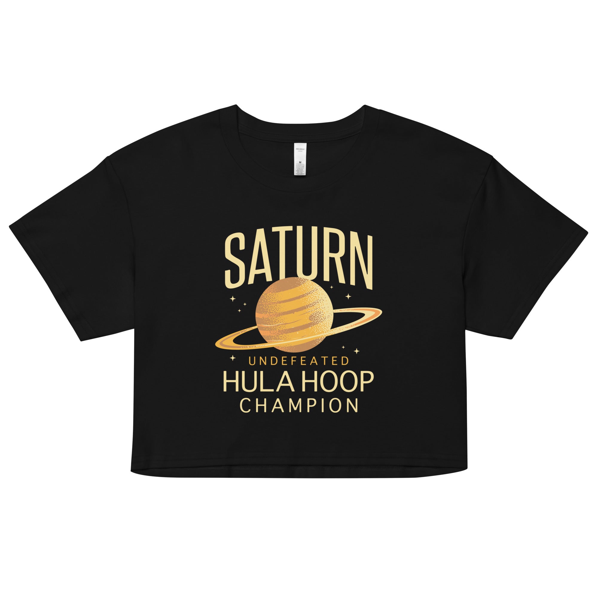 Undefeated Hula Hoop Champion Women's Crop Tee
