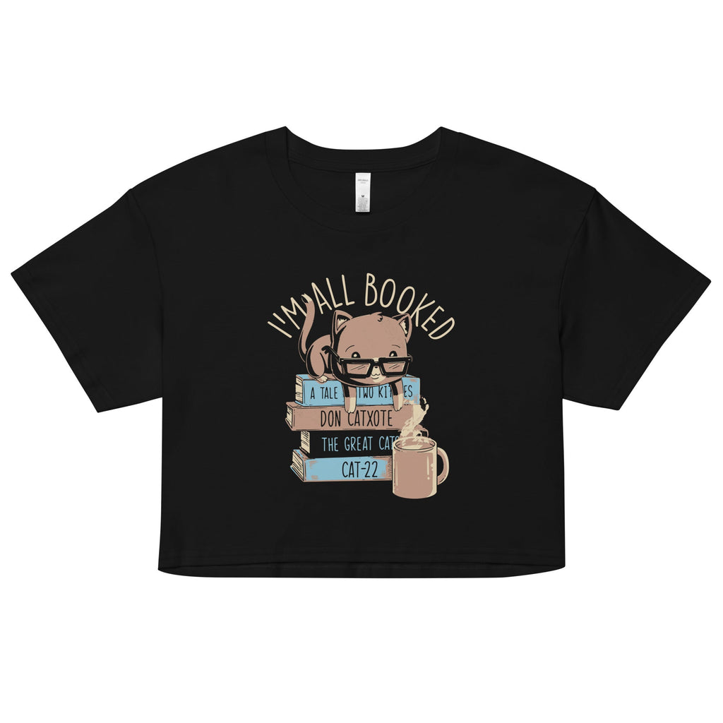 I'm All Booked Women's Crop Tee