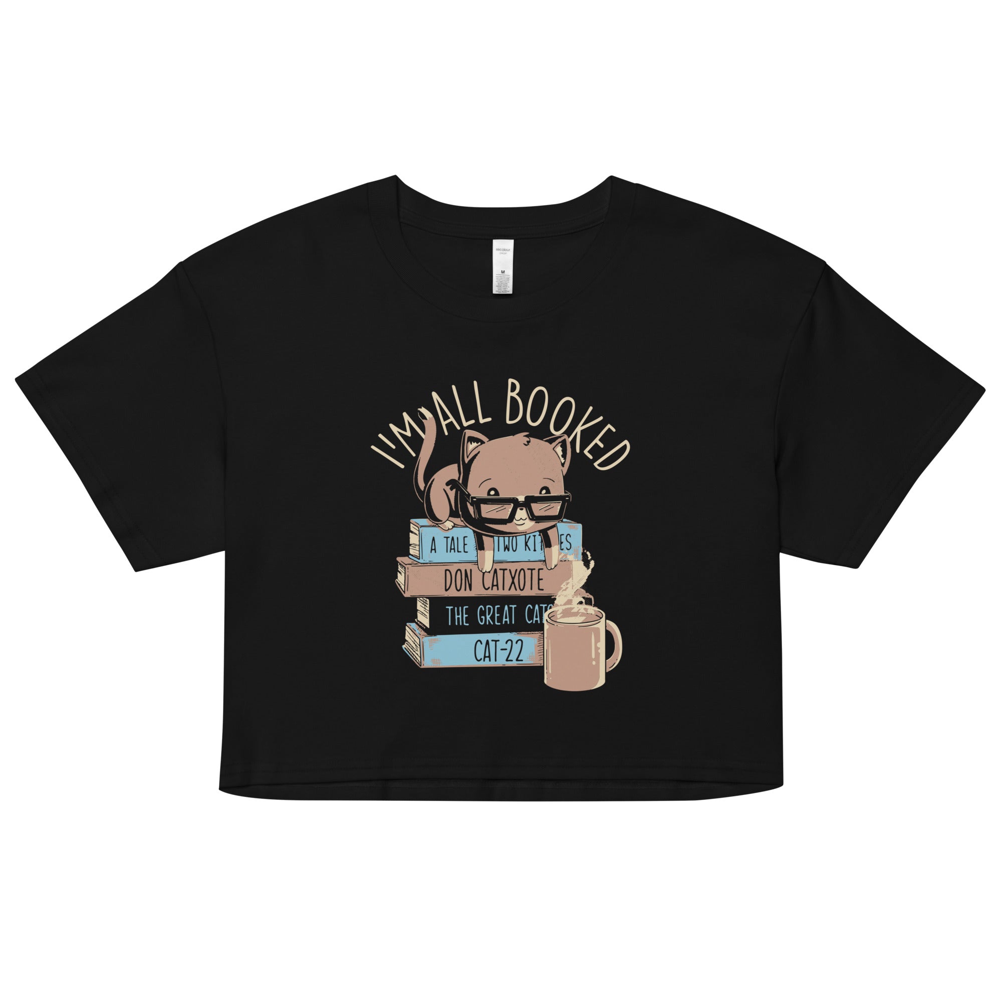 I'm All Booked Women's Crop Tee