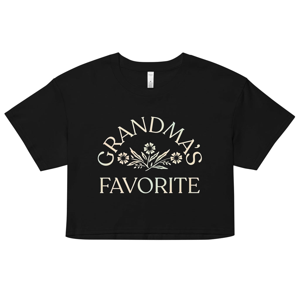Grandma's Favorite Women's Crop Tee