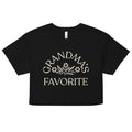 Grandma's Favorite Women's Crop Tee