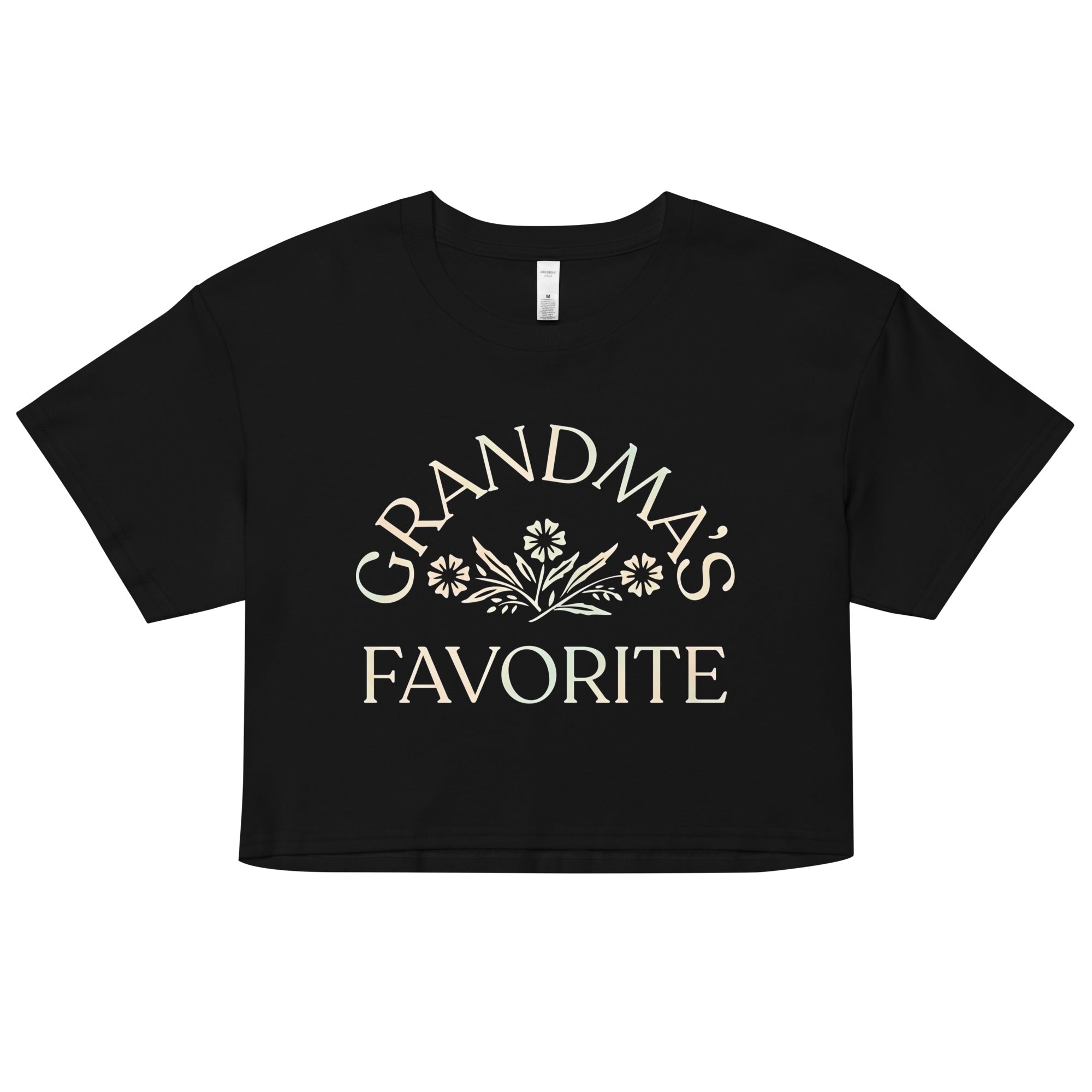Grandma's Favorite Women's Crop Tee