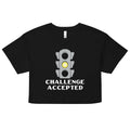 Challenge Accepted Stoplight Women's Crop Tee