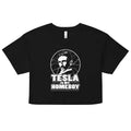 Tesla Is My Homeboy Women's Crop Tee