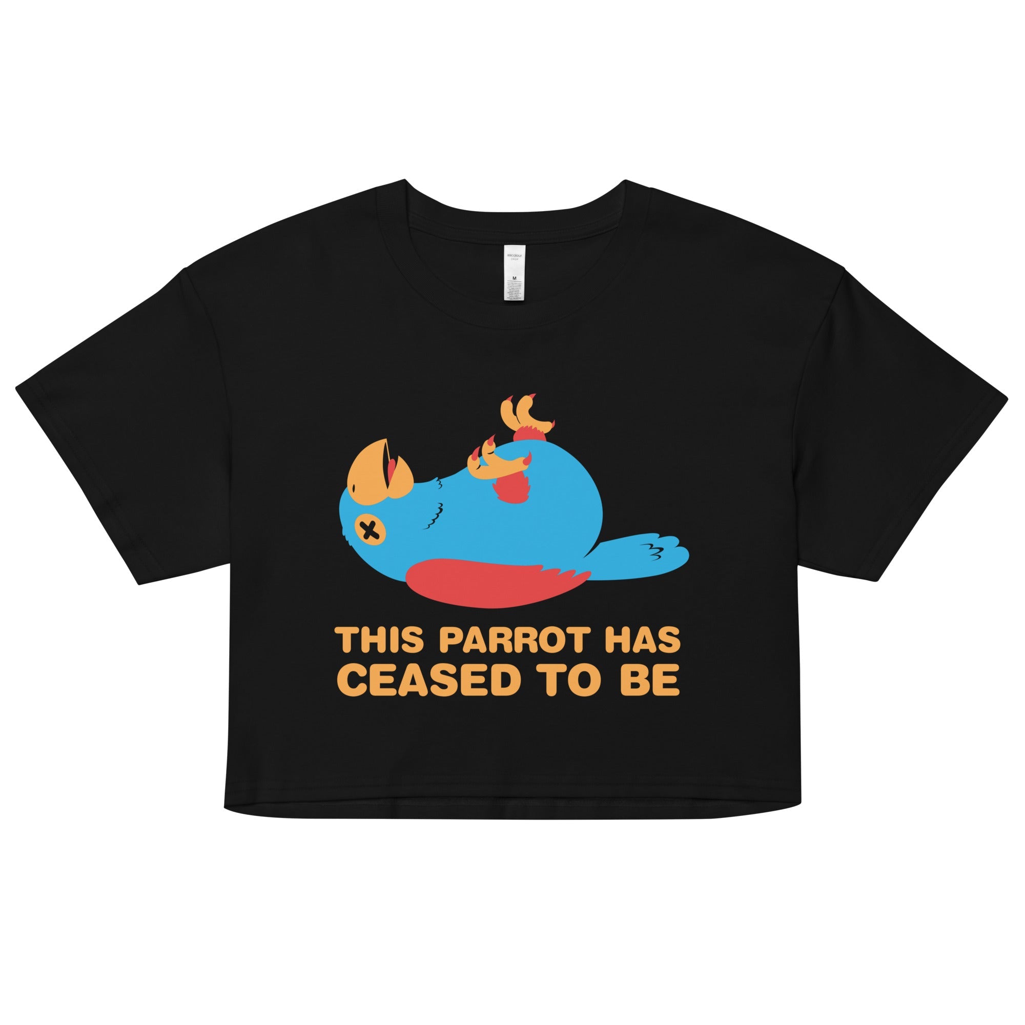 This Parrot Has Ceased To Be Women's Crop Tee