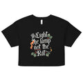 Light The Lamp Not The Rat Women's Crop Tee