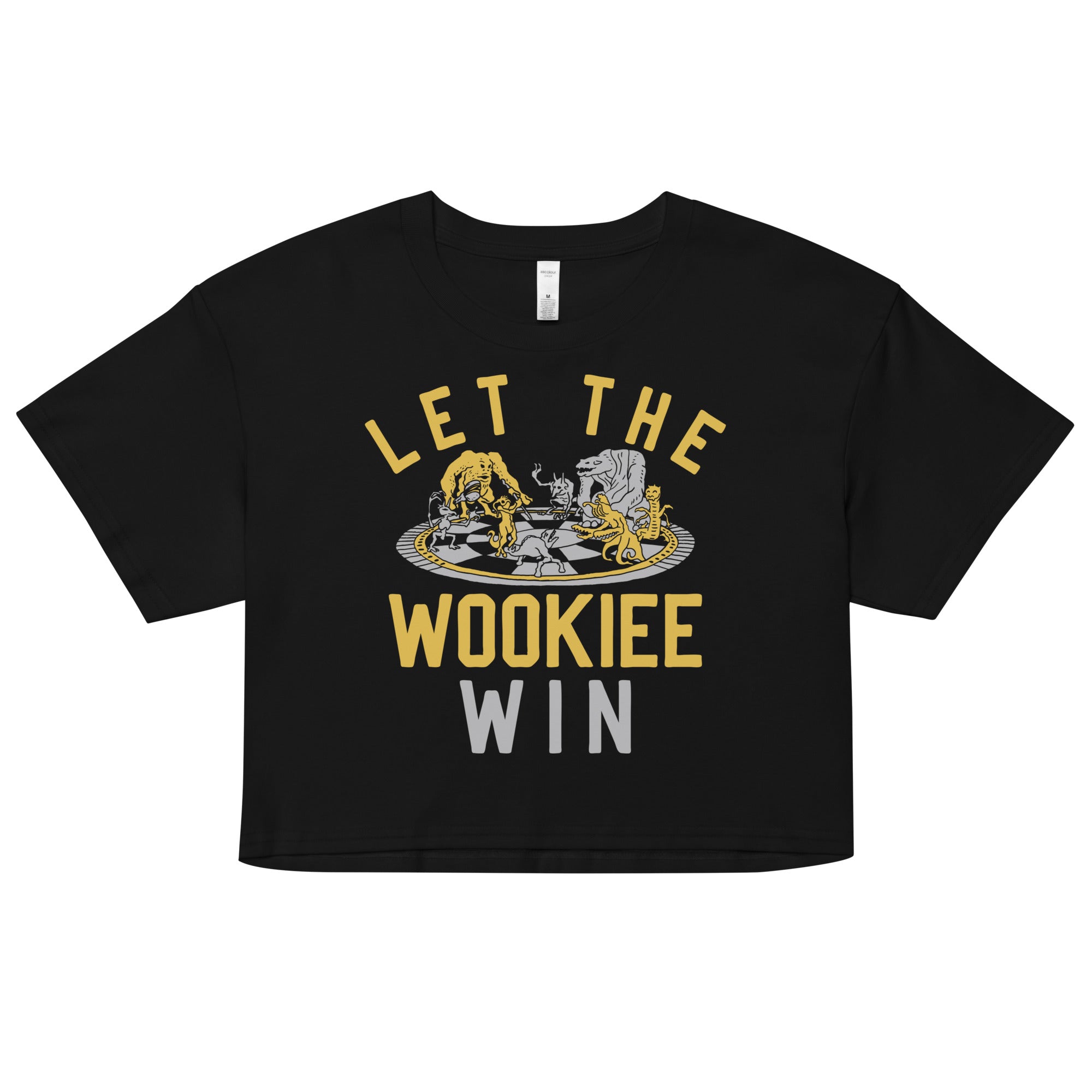 Let The Wookiee Win Women's Crop Tee